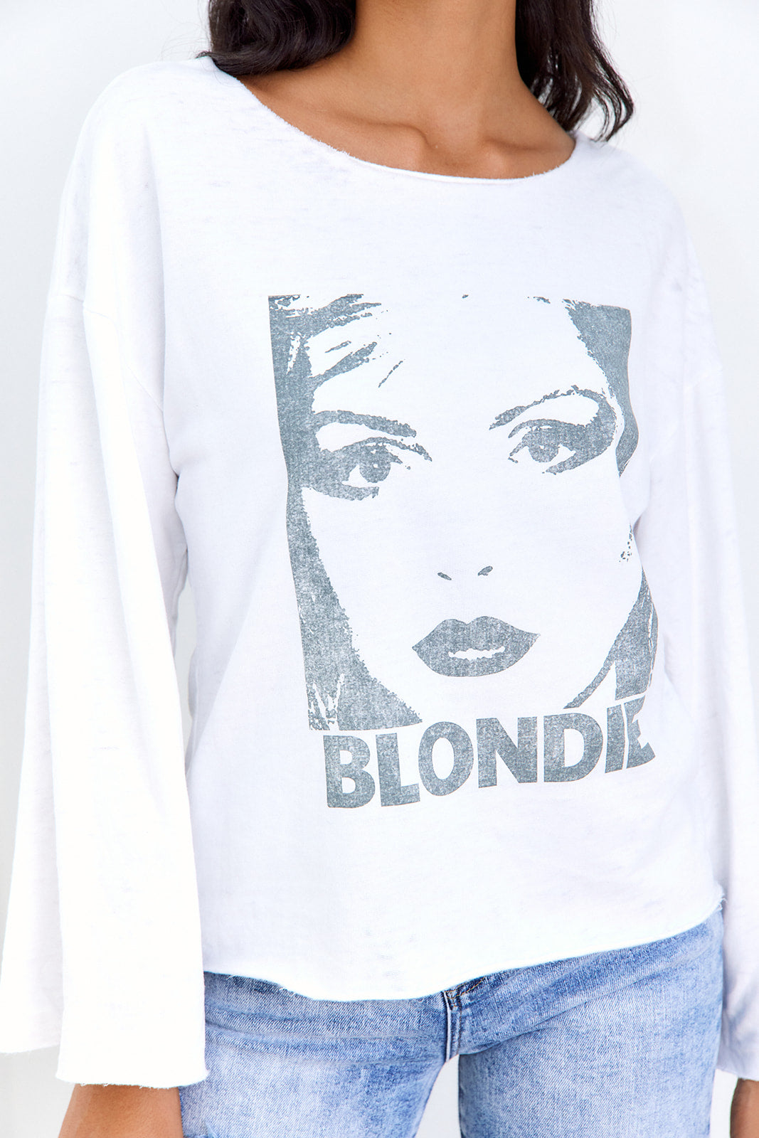 SALE- Blondie Off The Shoulder Sweatshirt
