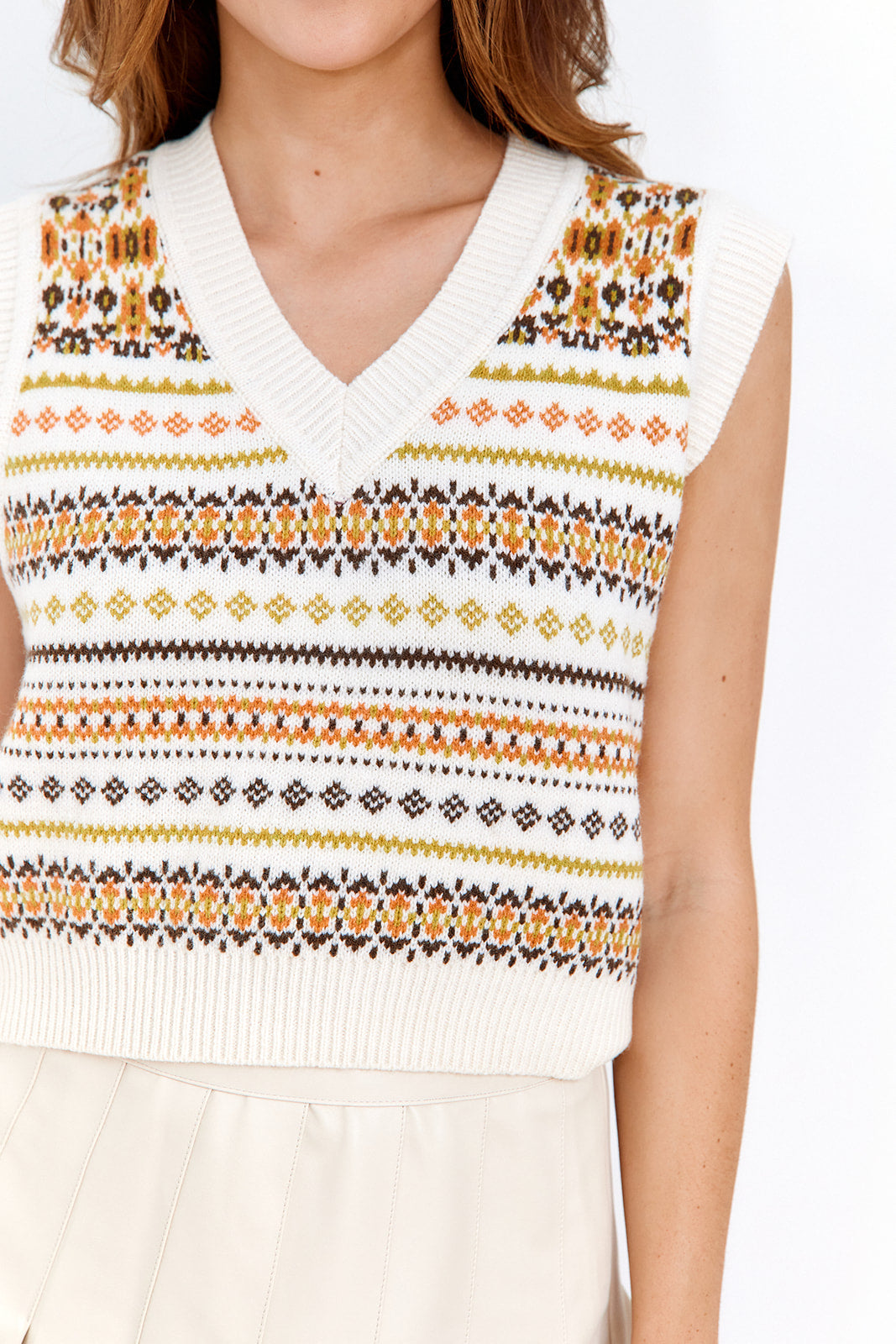 SALE- Poppy Printed Sweater Vest