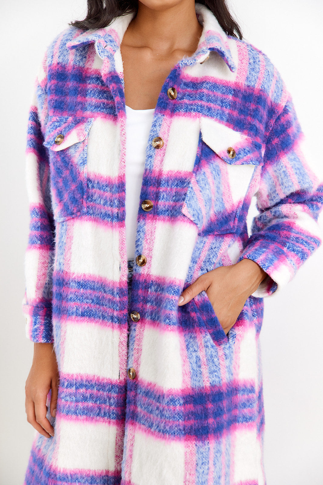 Lachlan Plaid Duster Shacket