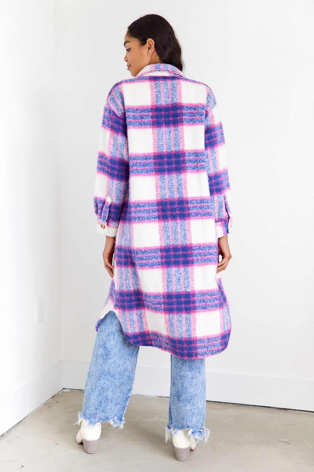 Lachlan Plaid Duster Shacket