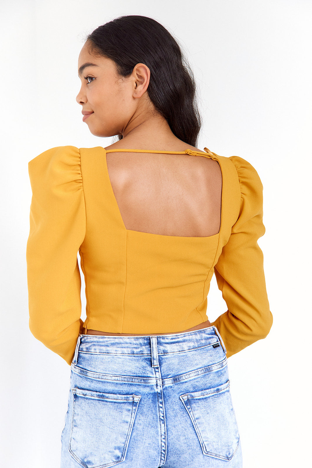 SALE- Rhea Puff Long Sleeve Top