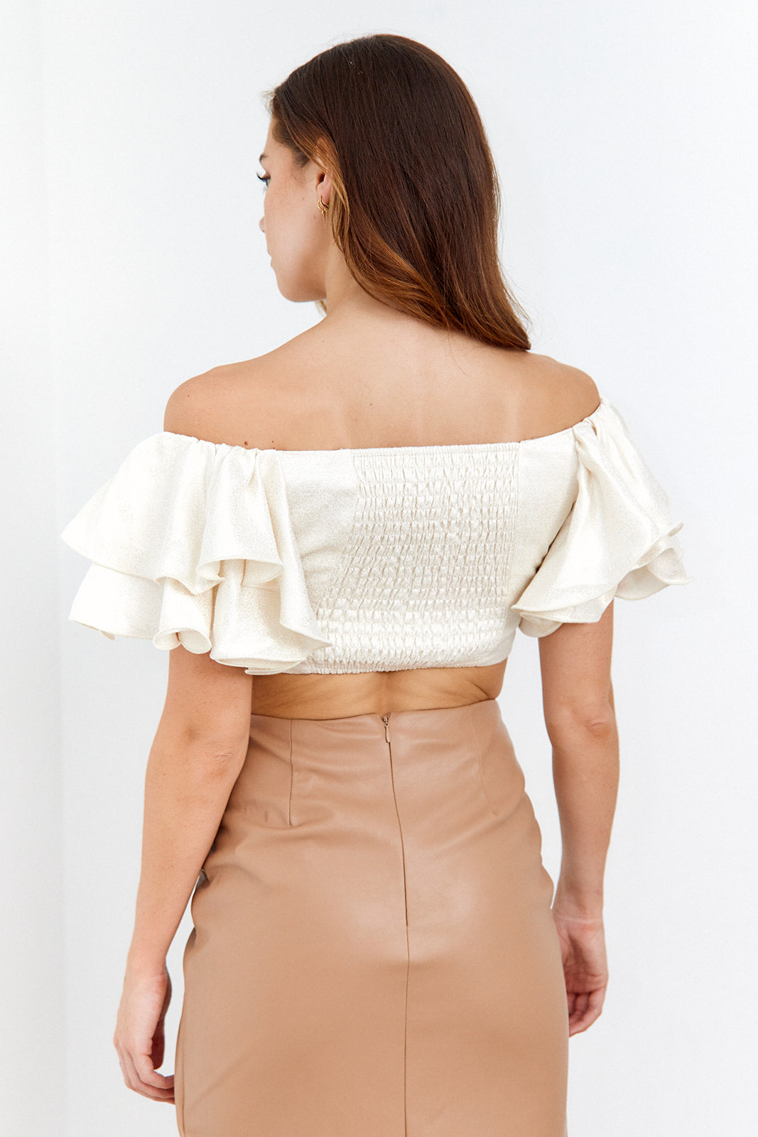 SALE - Suzi Off The Shoulder Ruffle Top