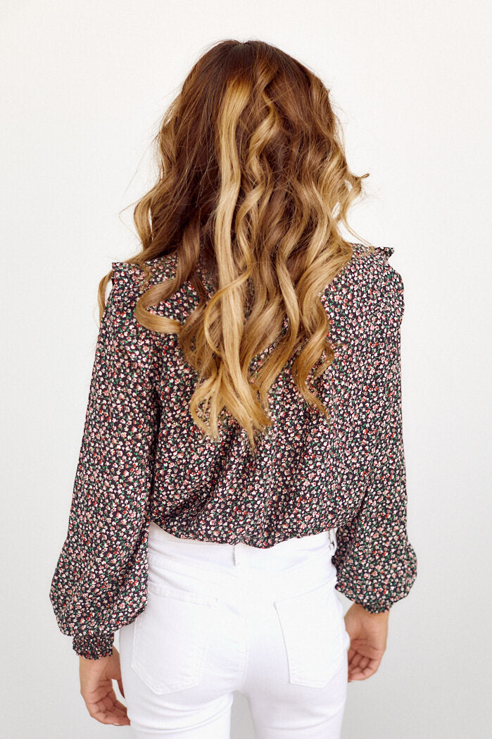 Teagan Ruffle Detail Bodysuit