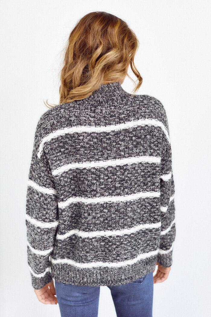 Fisher Mock Neck Sweater