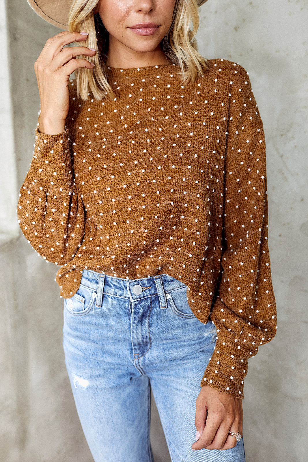 Hartley Swiss Dot Sweater