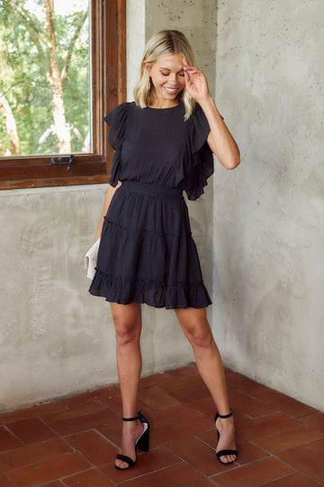 Leisa Ruffle Detail Dress