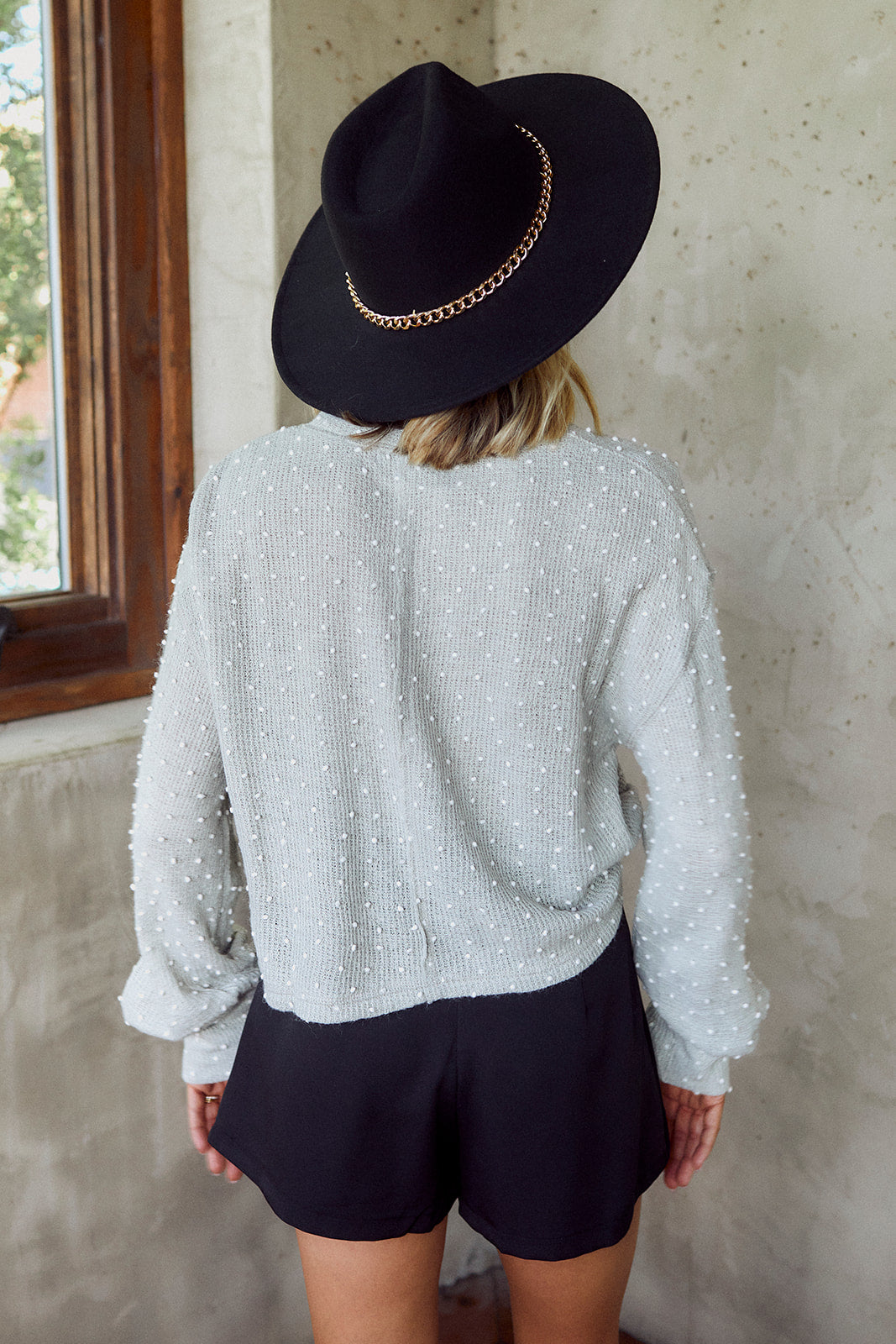 Hartley Swiss Dot Sweater