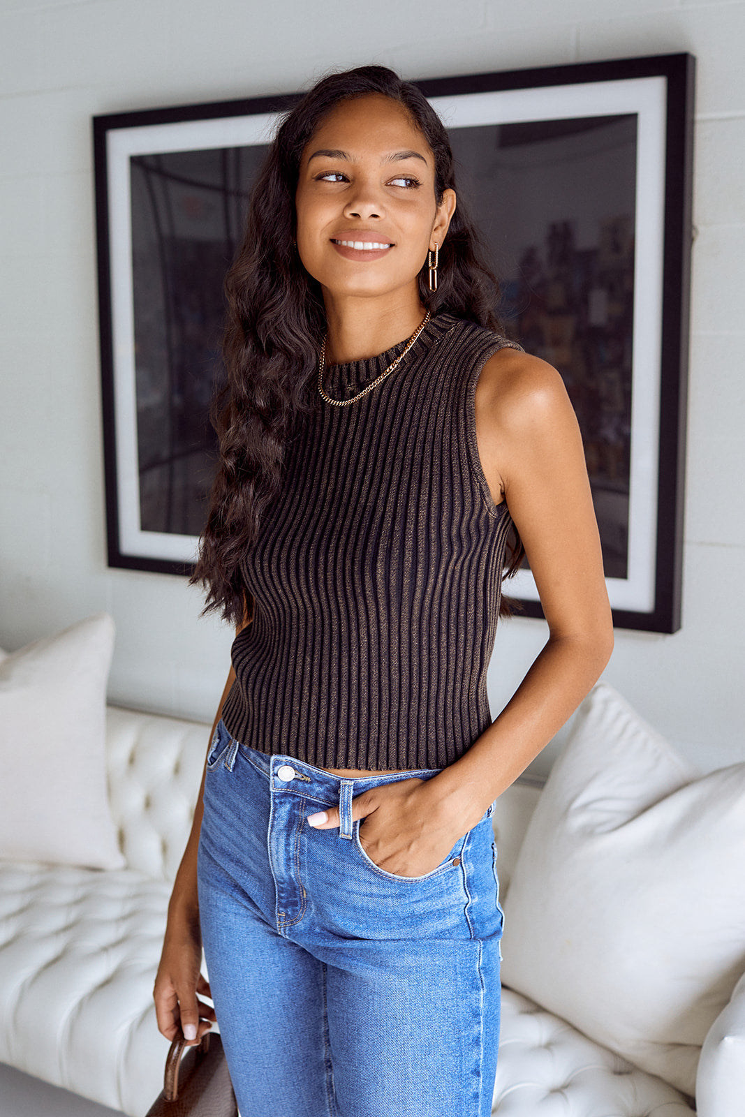 Marileigh Ribbed Knit Top