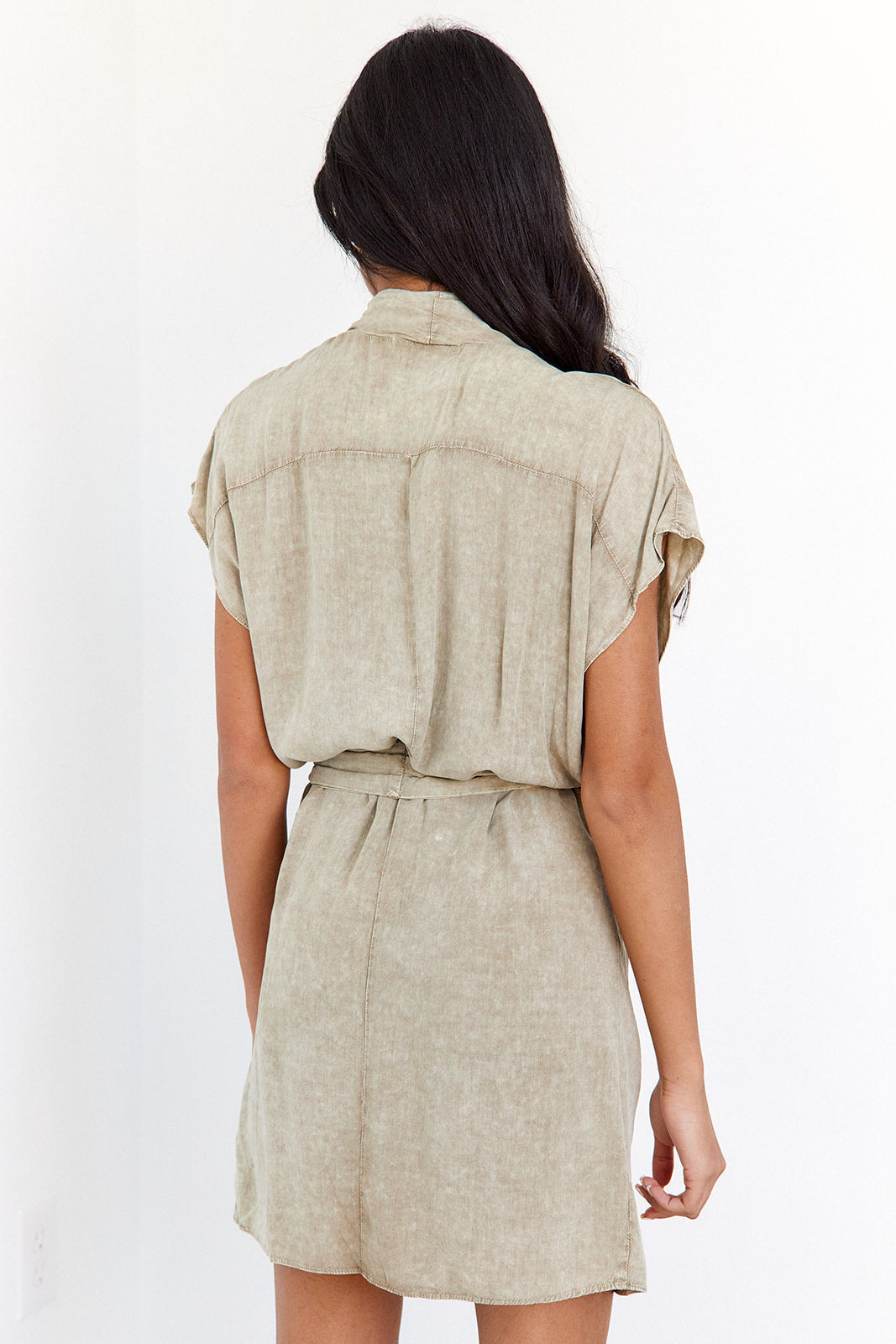 SALE- Thyme Wrap Mini Dress