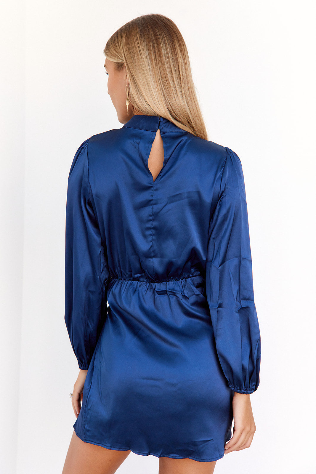 Carrie Mock Neck Mini Dress