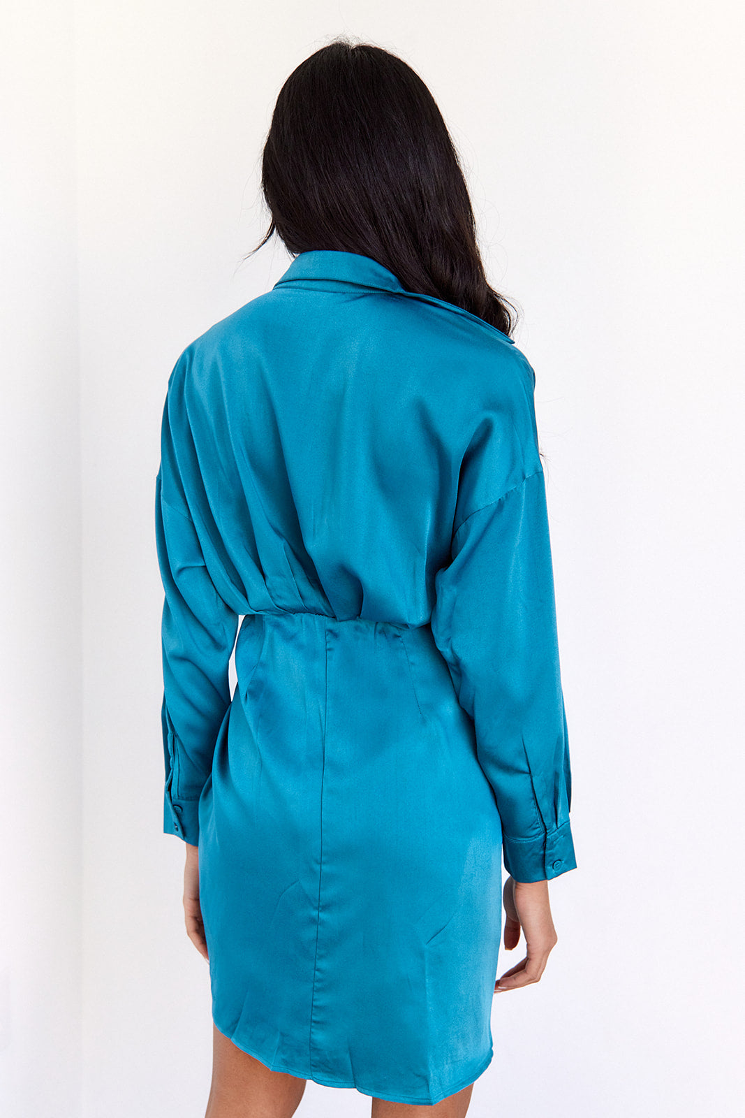 SALE - Simon Collared Wrap Dress