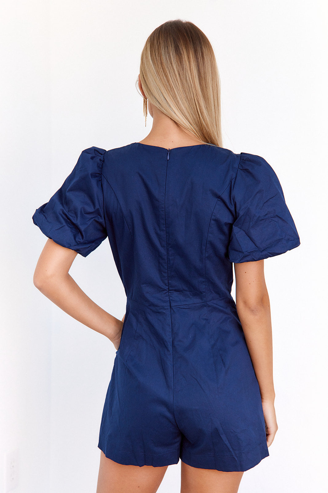 SALE - Lo Puff Sleeve Romper