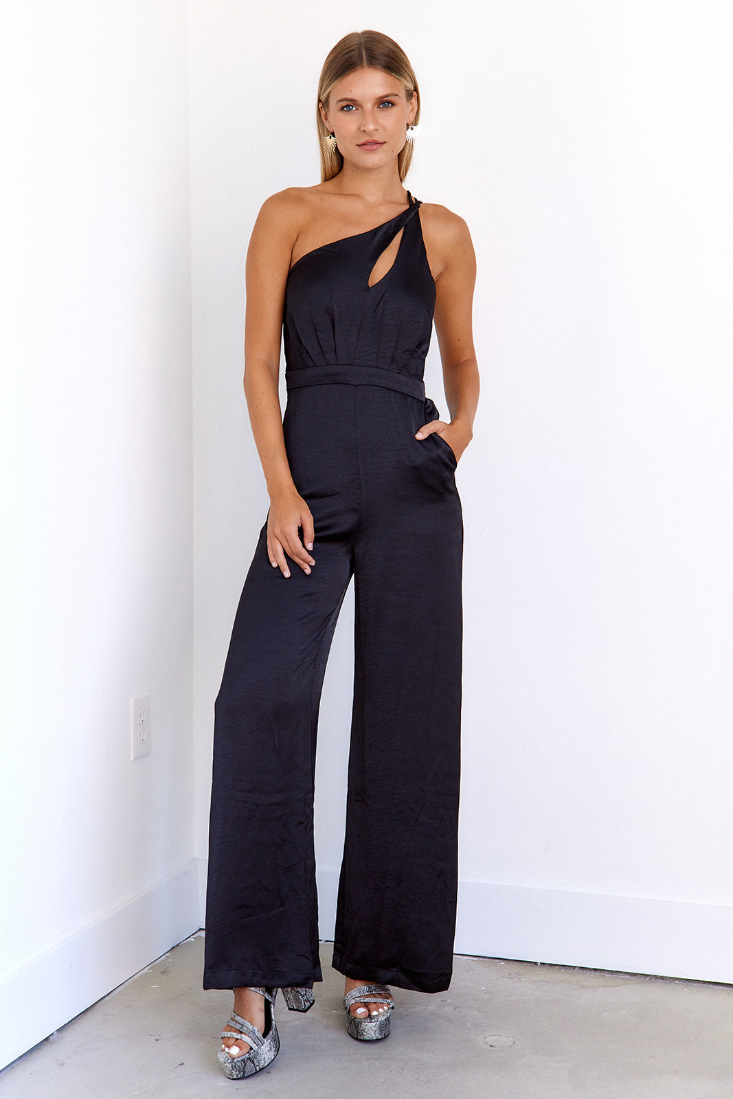 SALE - Ruby One Shoulder Jumpsuit