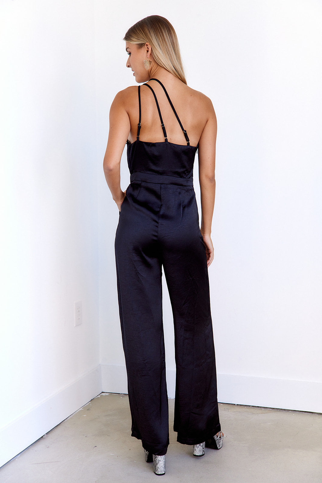 SALE - Ruby One Shoulder Jumpsuit