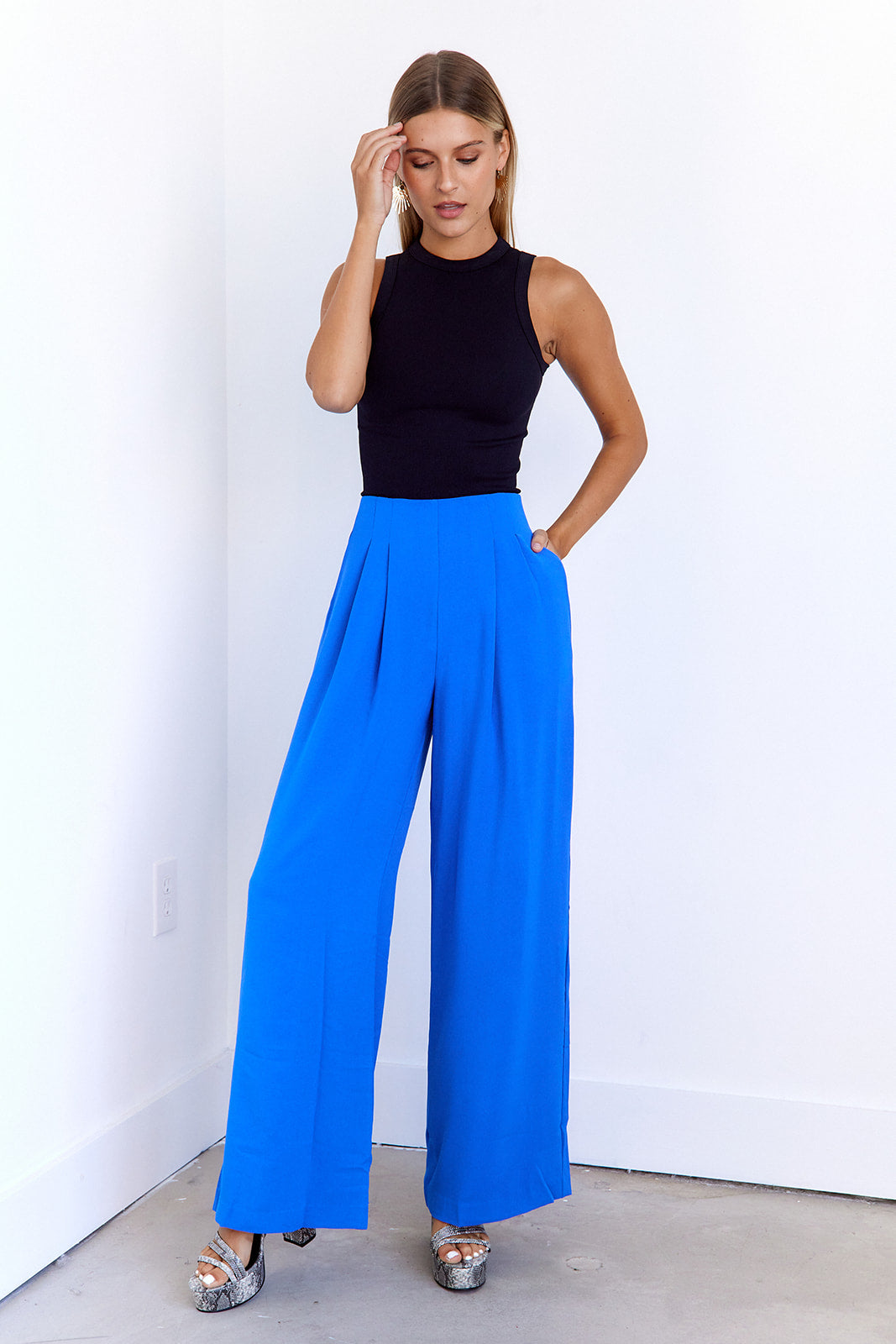 SALE - Vera High Waisted Wide Leg Pant