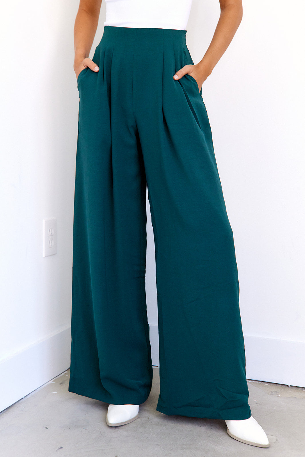 SALE - Luna High Rise Wide Leg Pants