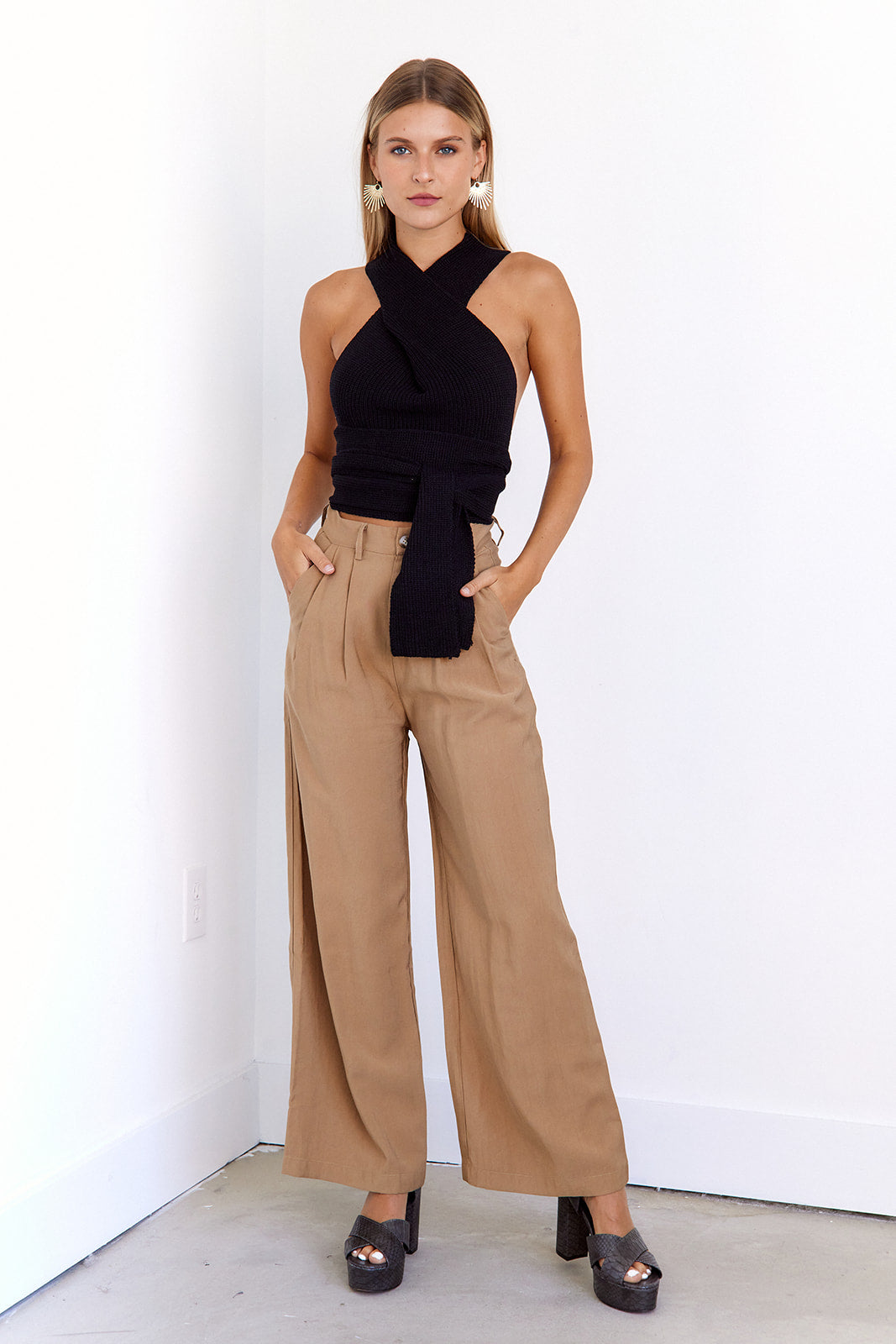 SALE - Whitley Knit Multi Tie Top