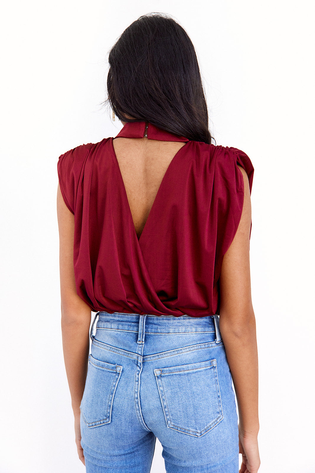 SALE- Martie Shoulder Pad Bodysuit