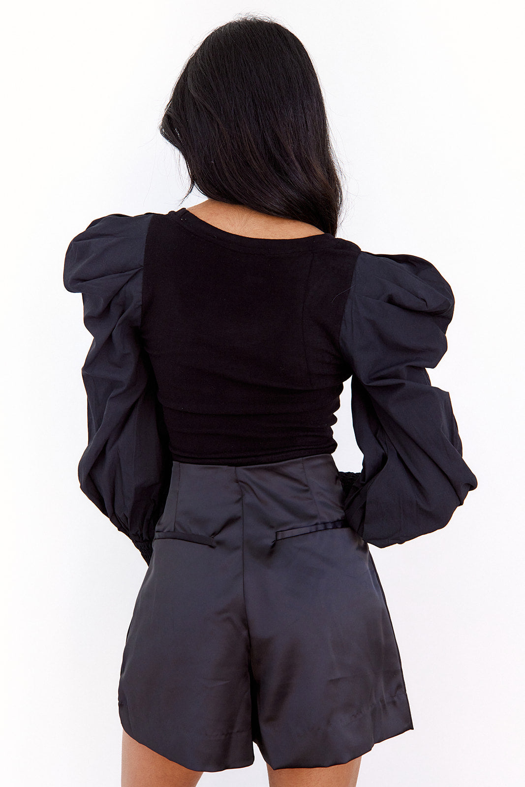 SALE - Aster High Waisted Pleated Shorts