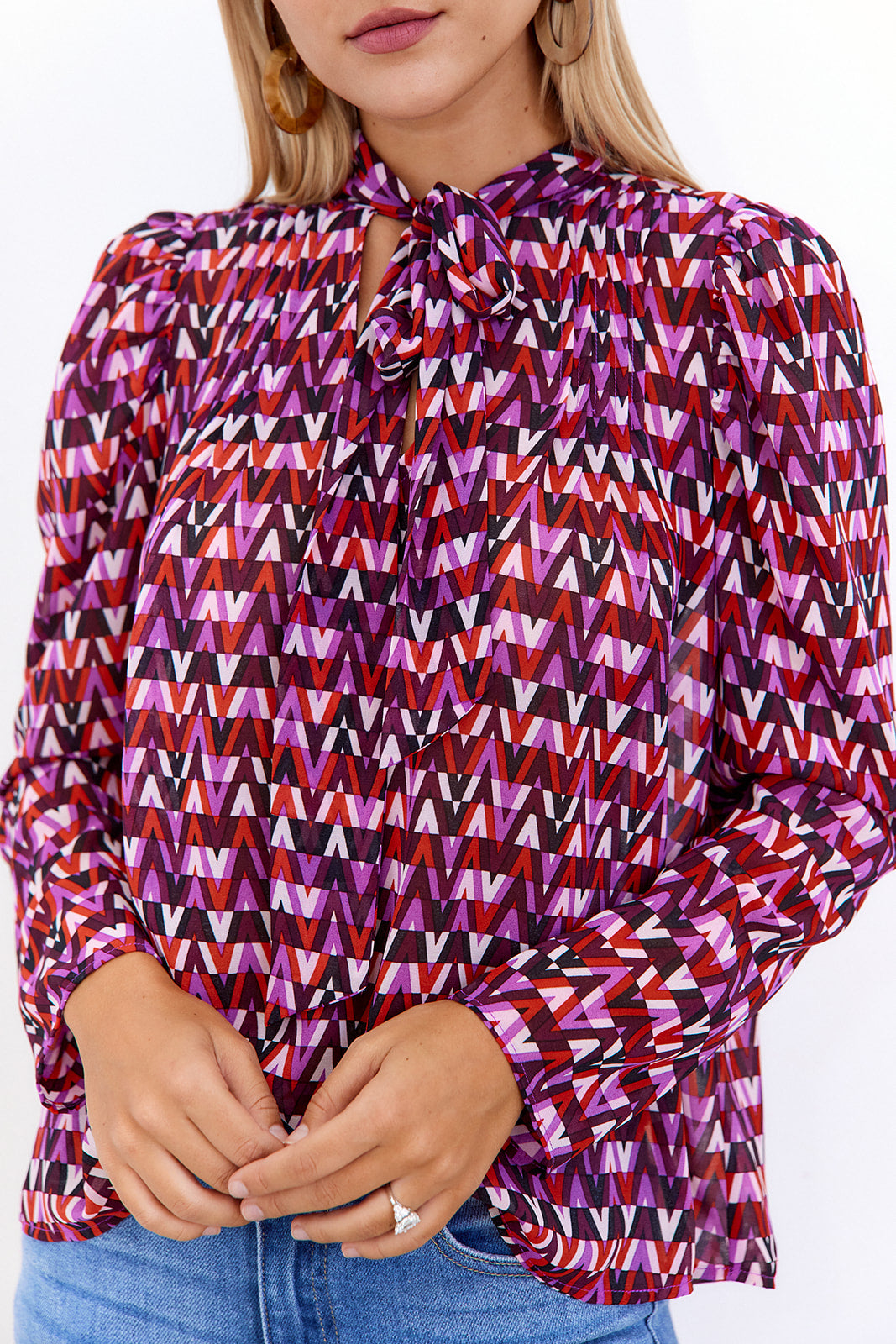 SALE - Anna Printed Blouse