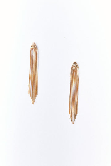 Alexa Metal Tassel Earrings