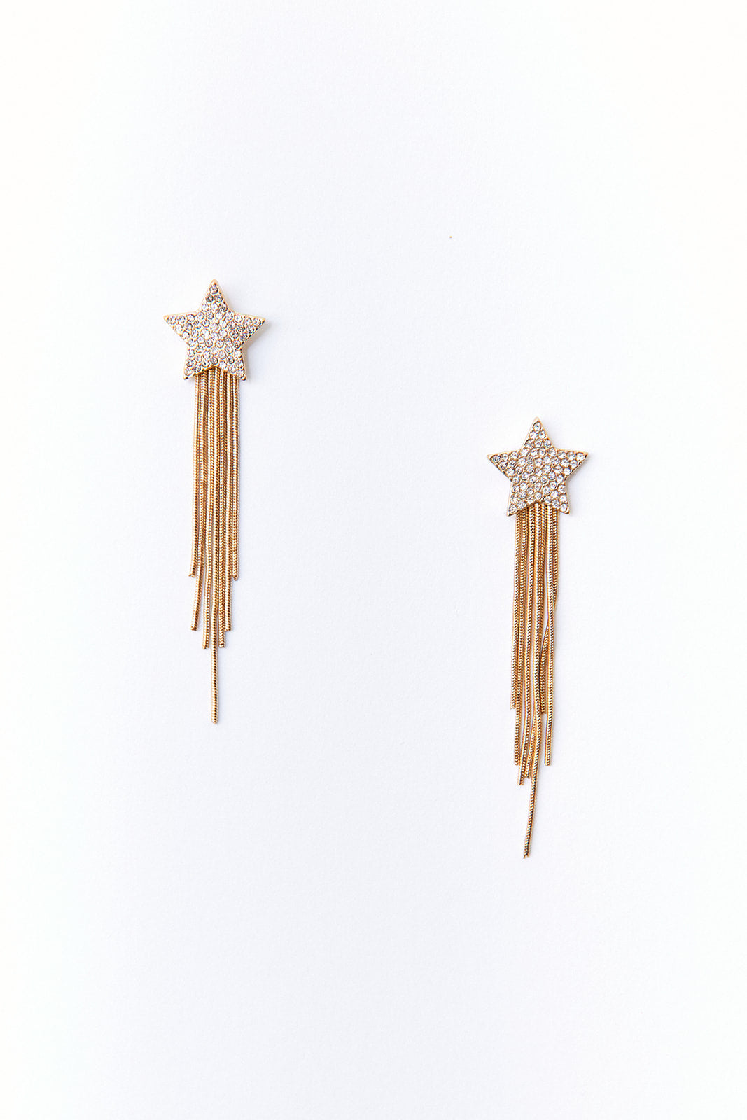 Cassidy Star Chain Drop Earrings