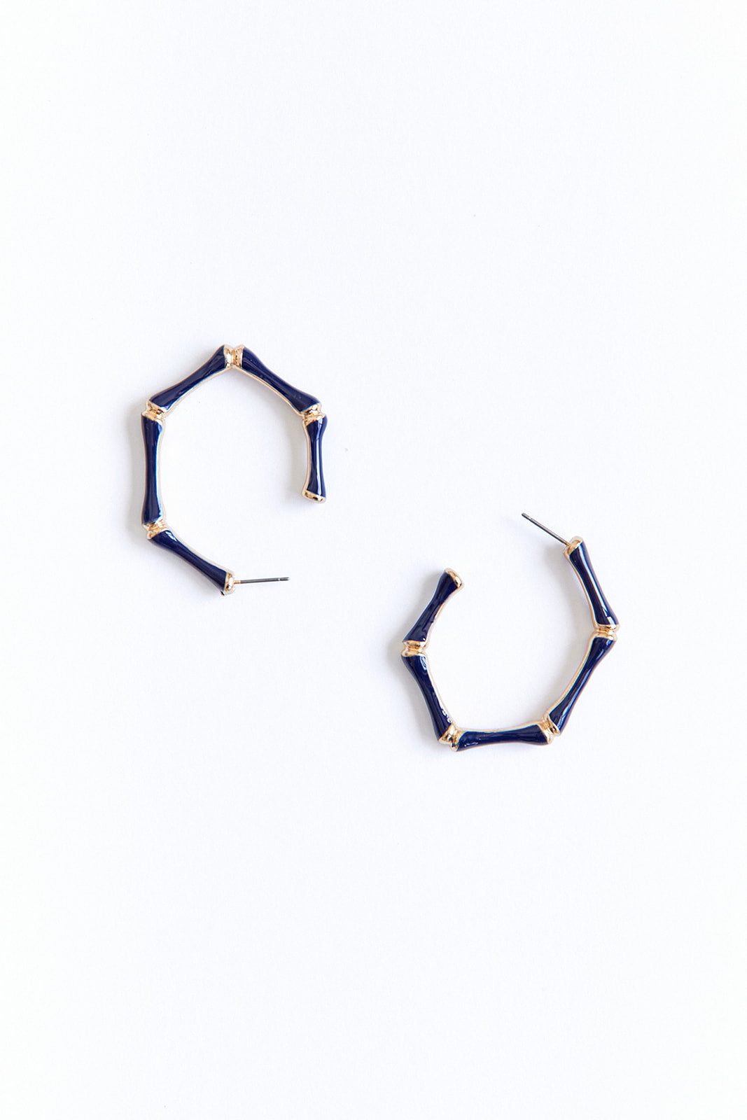Bonnie Hexagon Epoxy Bamboo Hoops