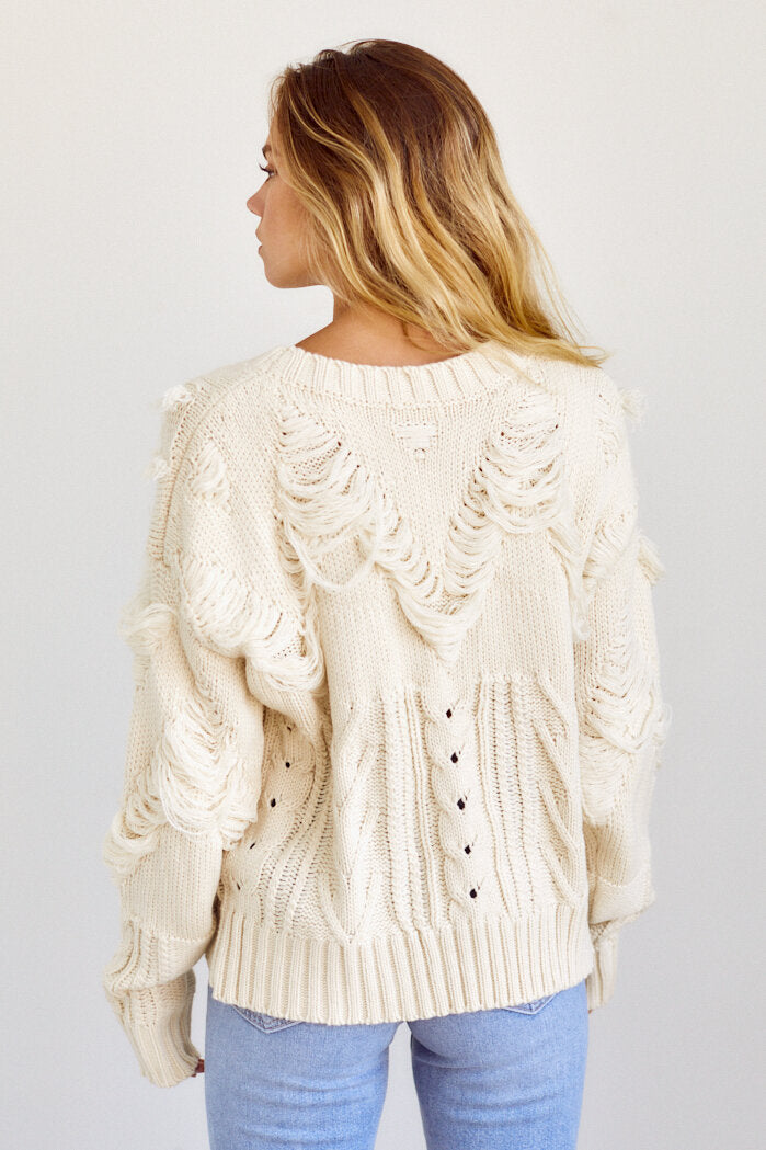 Ainsley Fringe Sweater