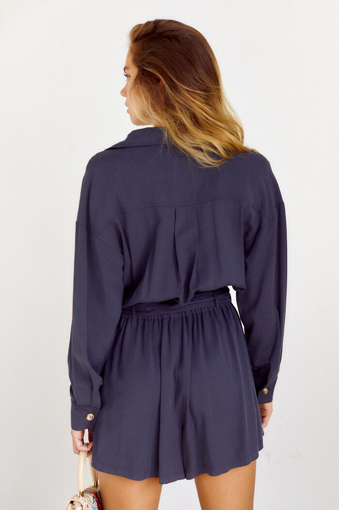 Ireland Belted Romper