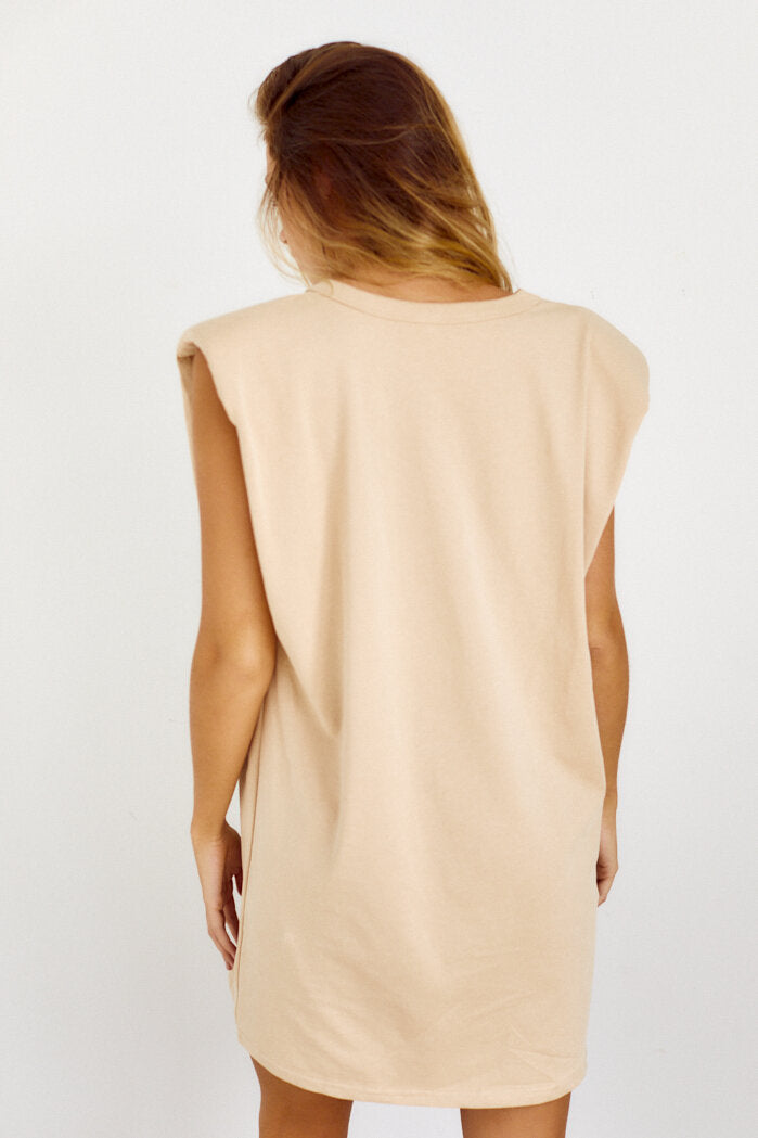 Carreen Shoulder Pad Dress