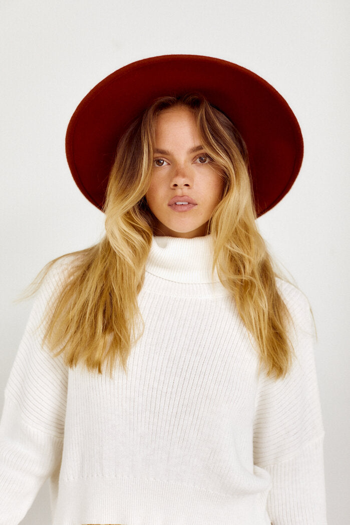 Finley Felt Wide Brim Hat