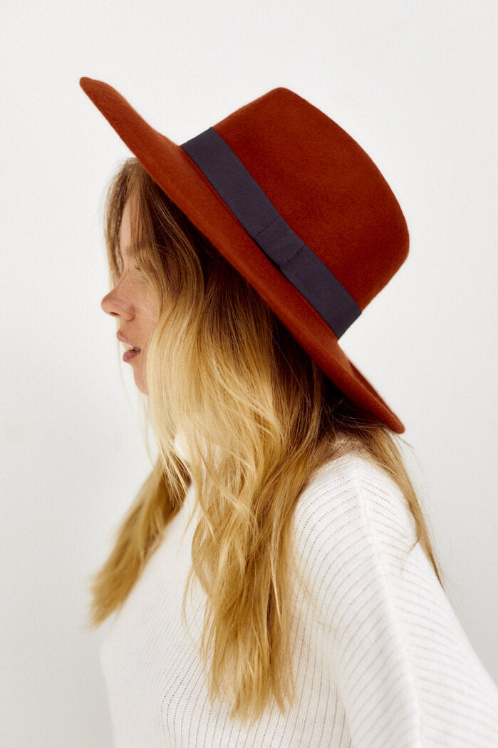 Finley Felt Wide Brim Hat