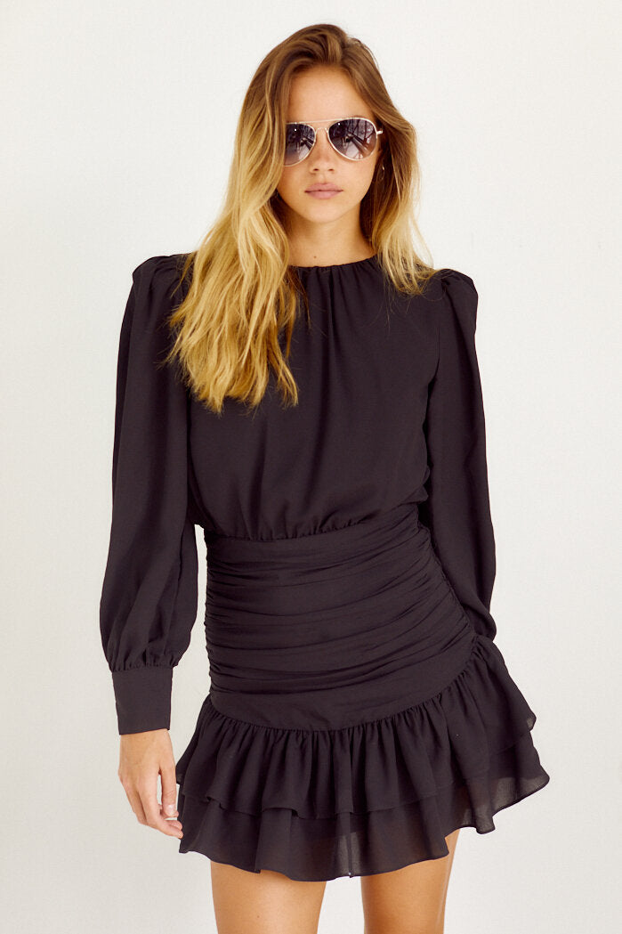 Adair Ruffled Mini Dress