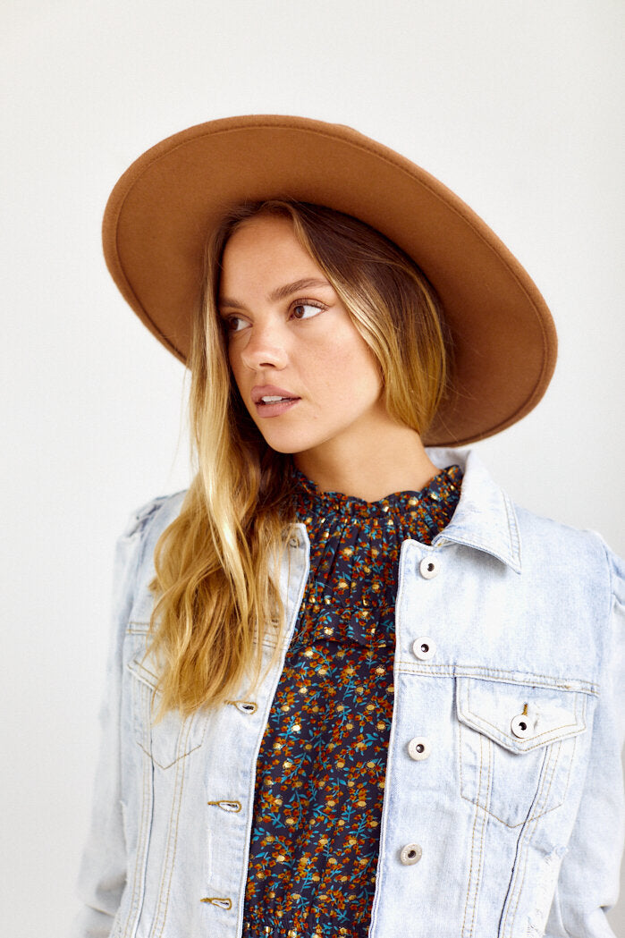 Finley Felt Wide Brim Hat