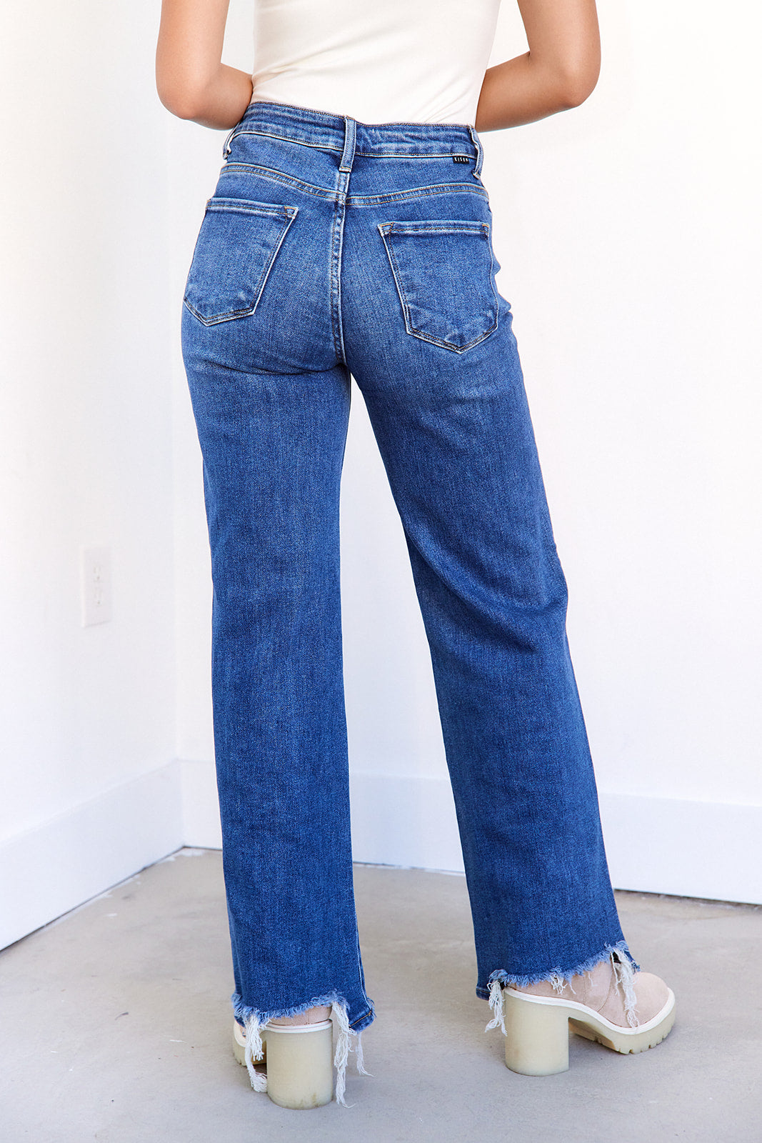 Luna High Rise Wide Leg Jean