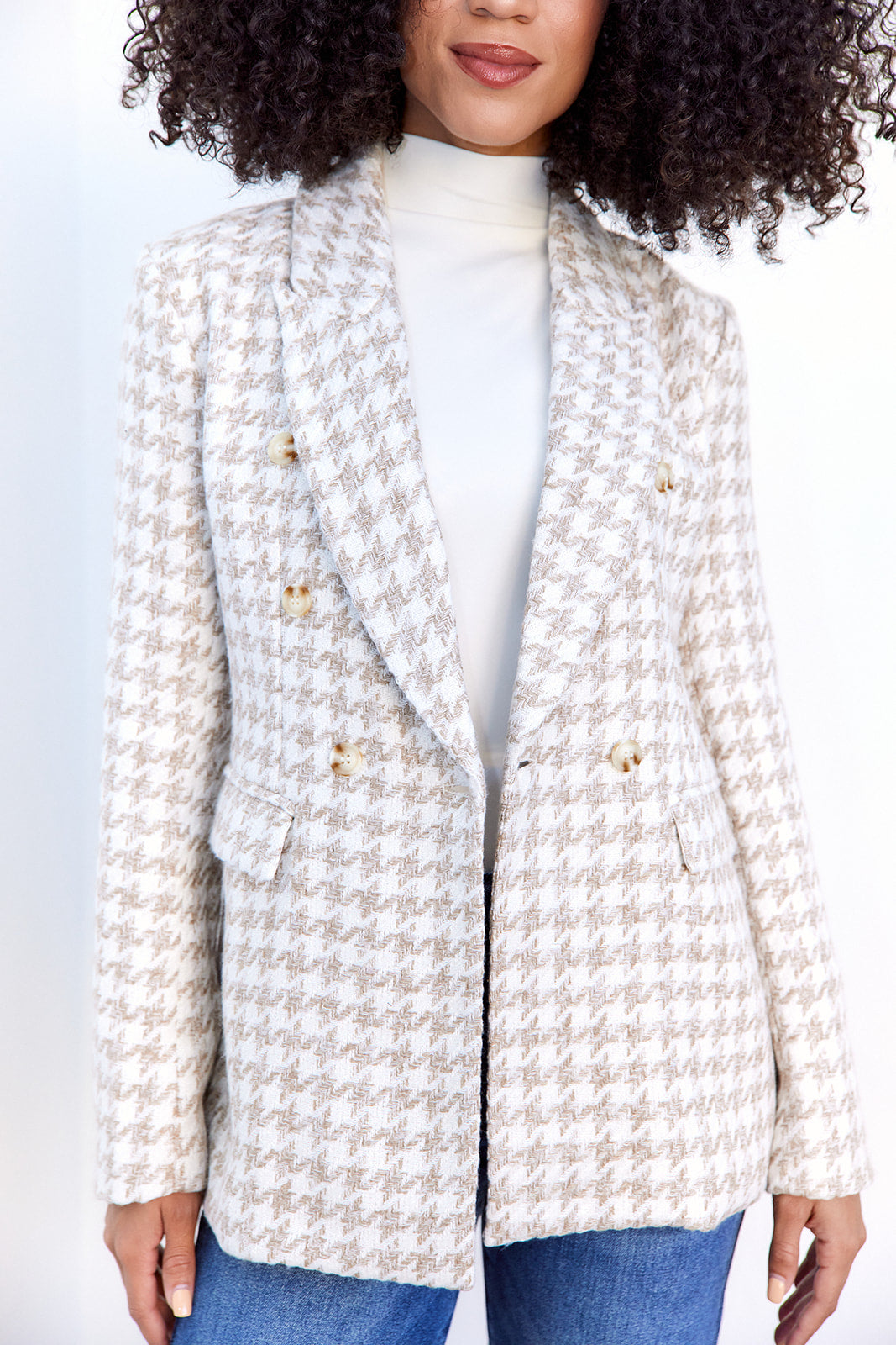 SALE - Andi Houndstooth Blazer