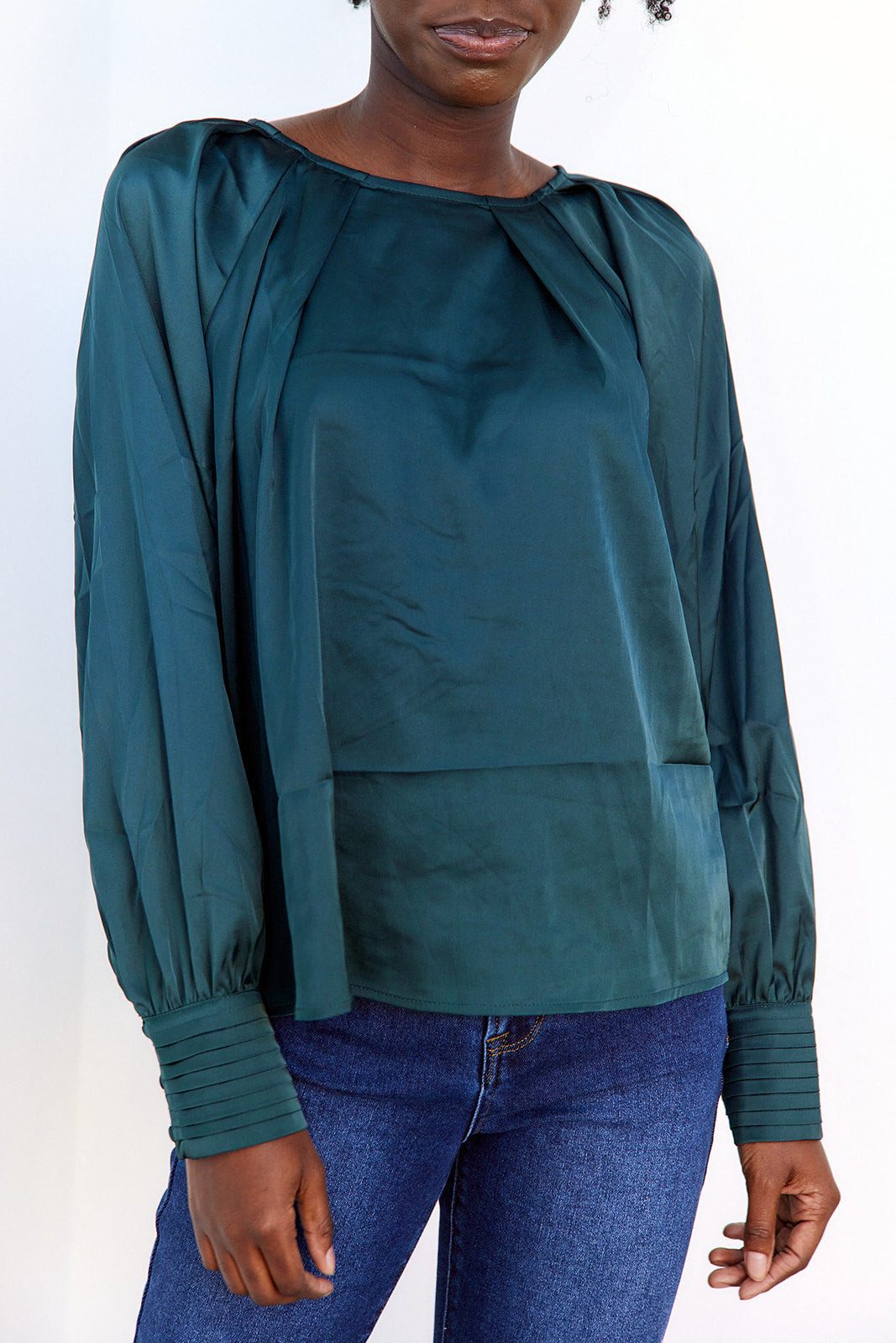 Edith Pleated Blouse