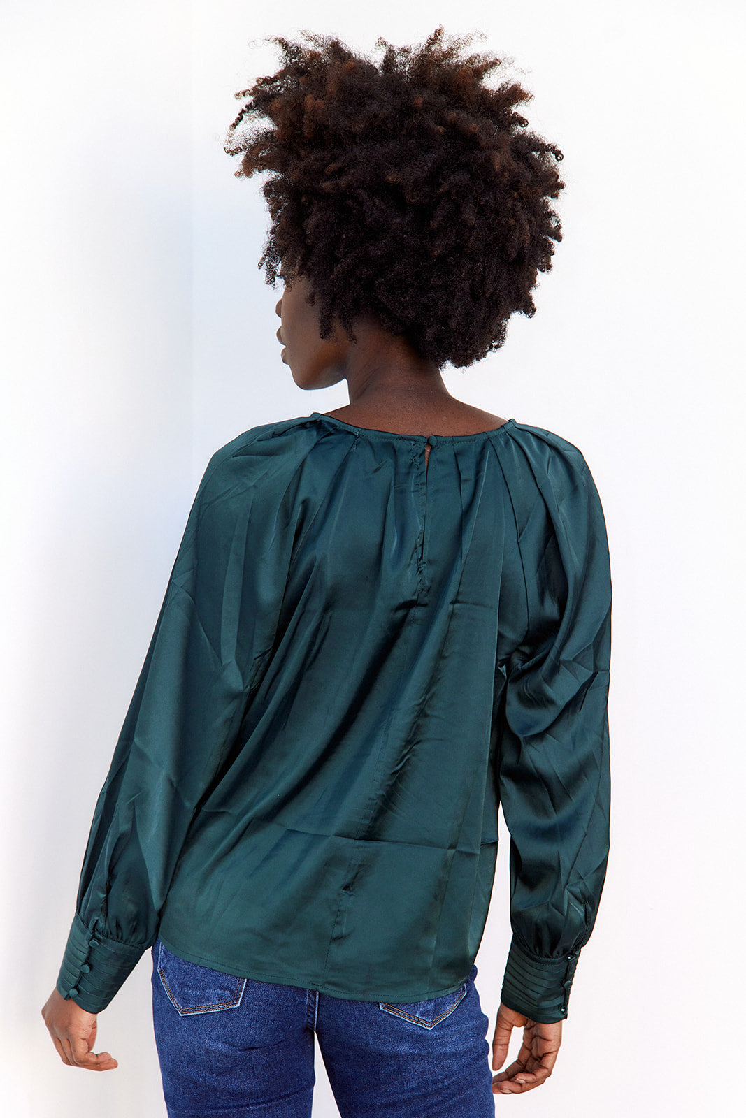 Edith Pleated Blouse