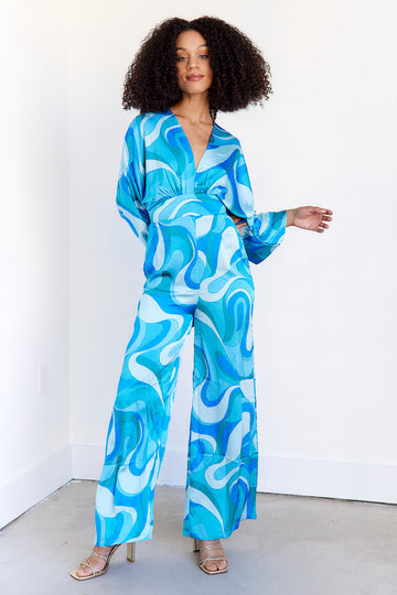 SALE - Darla Printed Jumpsuit