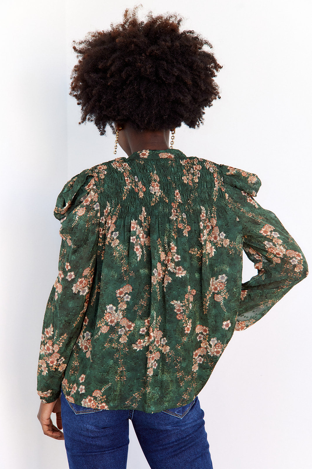 SALE - Lisette Floral Button Down Blouse