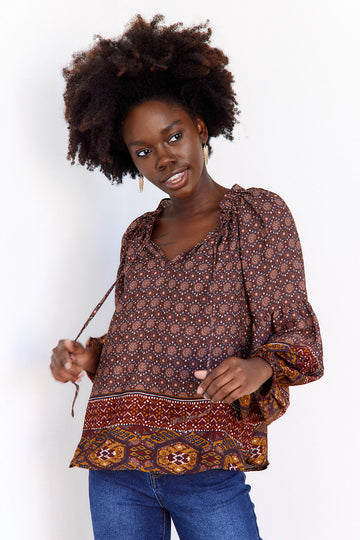 SALE - Esme Printed Blouse