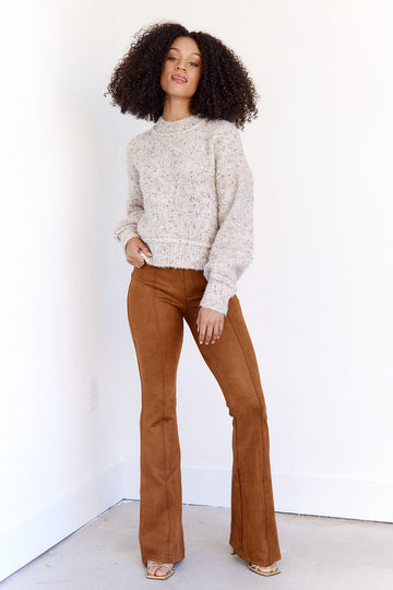 Spanx Faux Suede Flare Pants