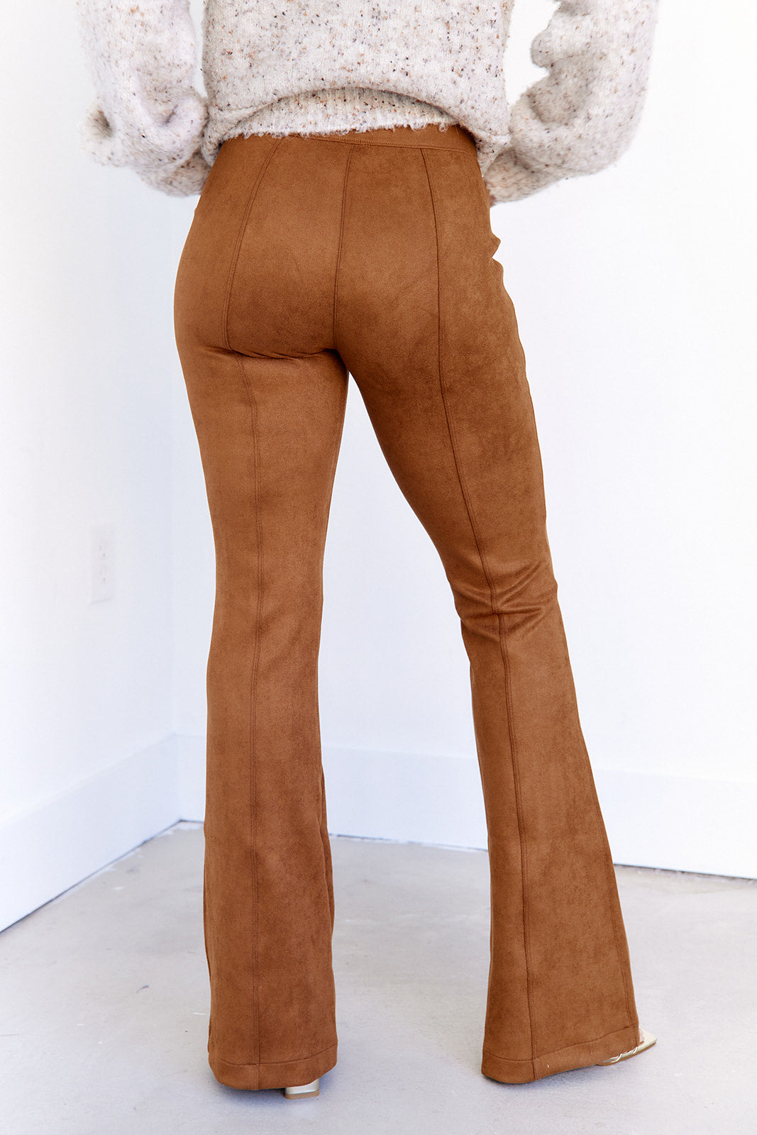 Spanx Faux Suede Flare Pants
