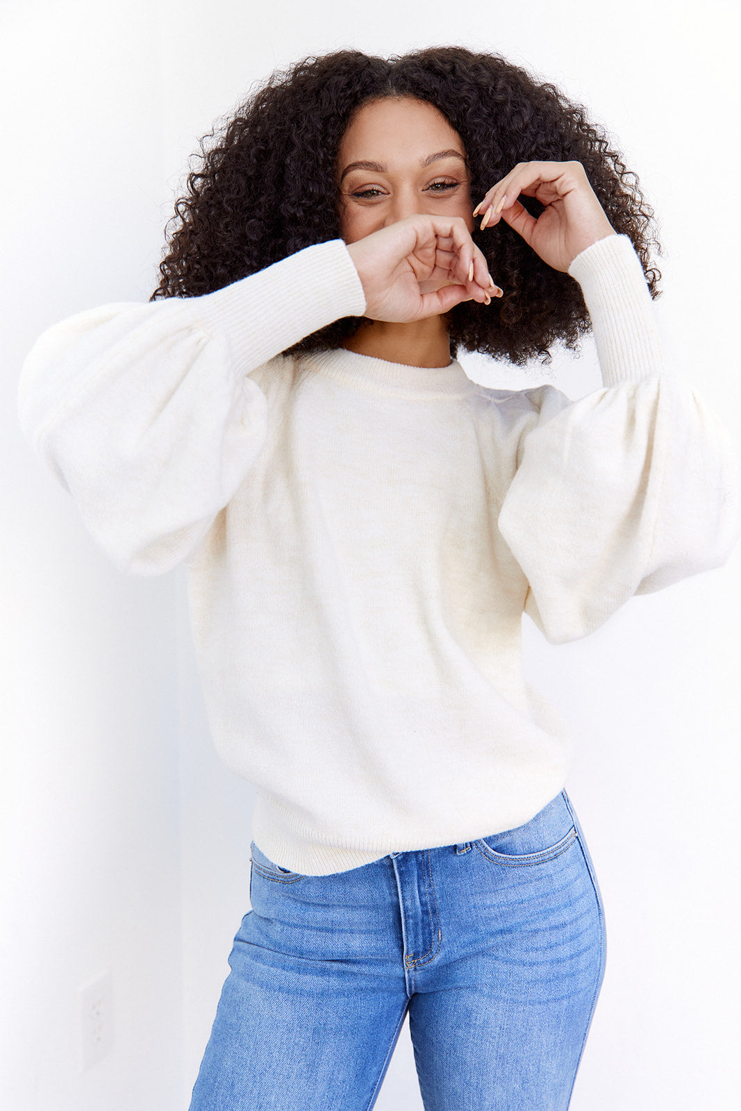 Mavery Puff Sleeve Sweater