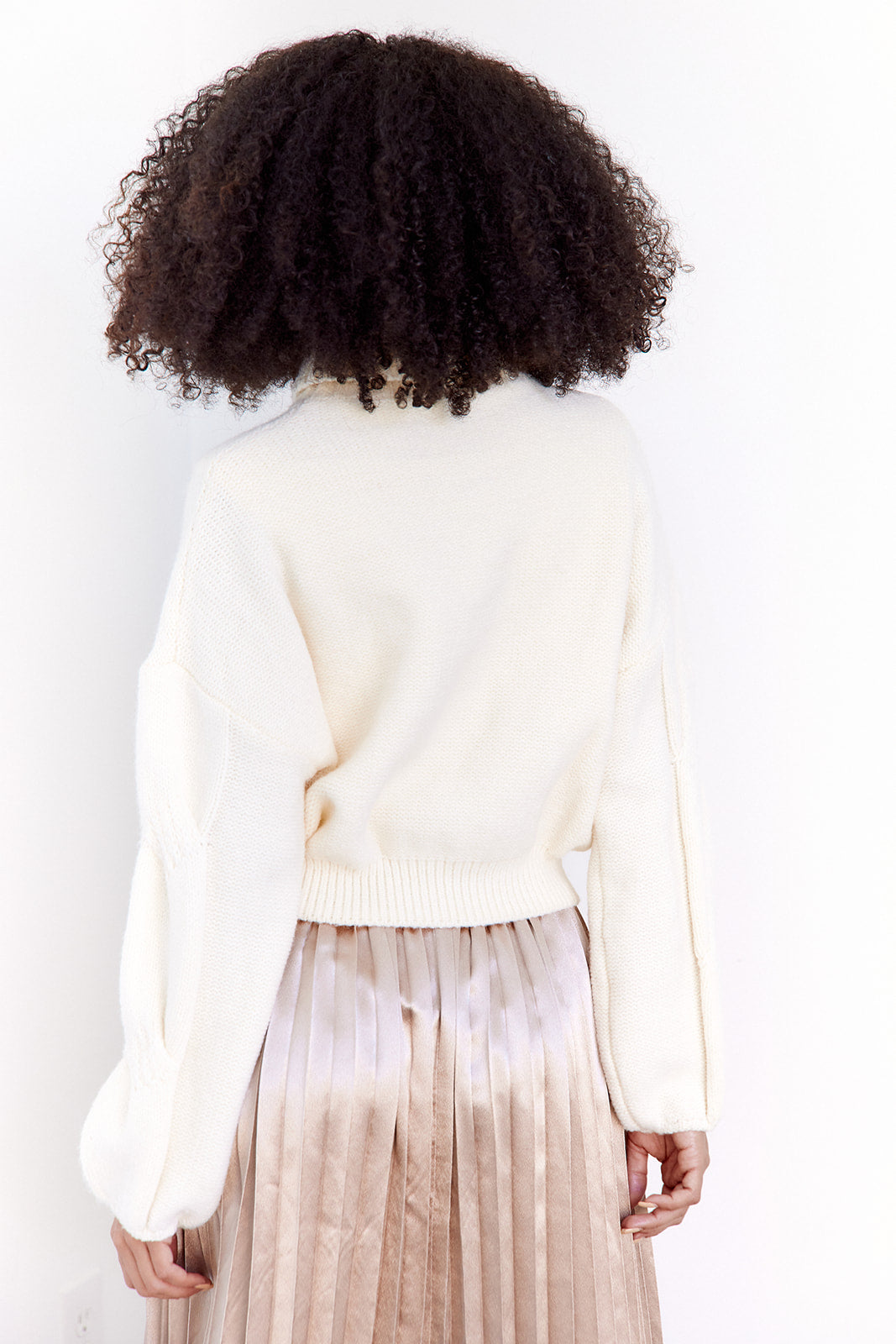 SALE - Keley Cable Knit Turtleneck Sweater