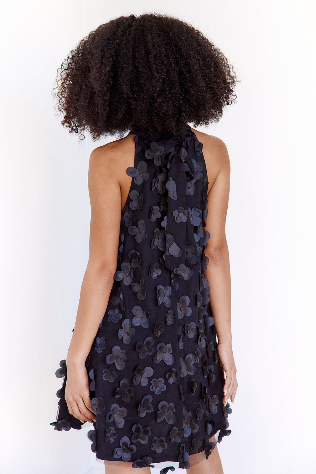 Marcella Textured Floral Mini Dress