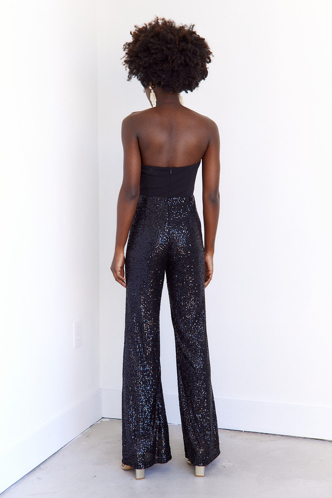 SALE - Petunia Sleeveless Sequin Jumpsuit
