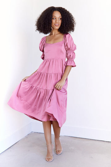 SALE - Lex Tiered Midi Dress