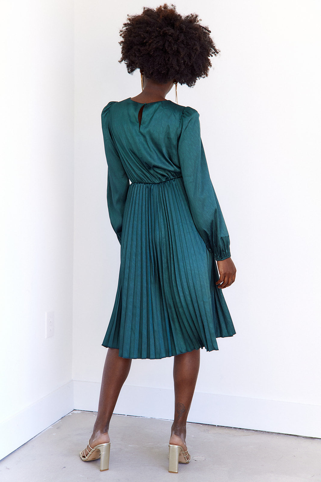 SALE - Mia Pleated Midi Dress