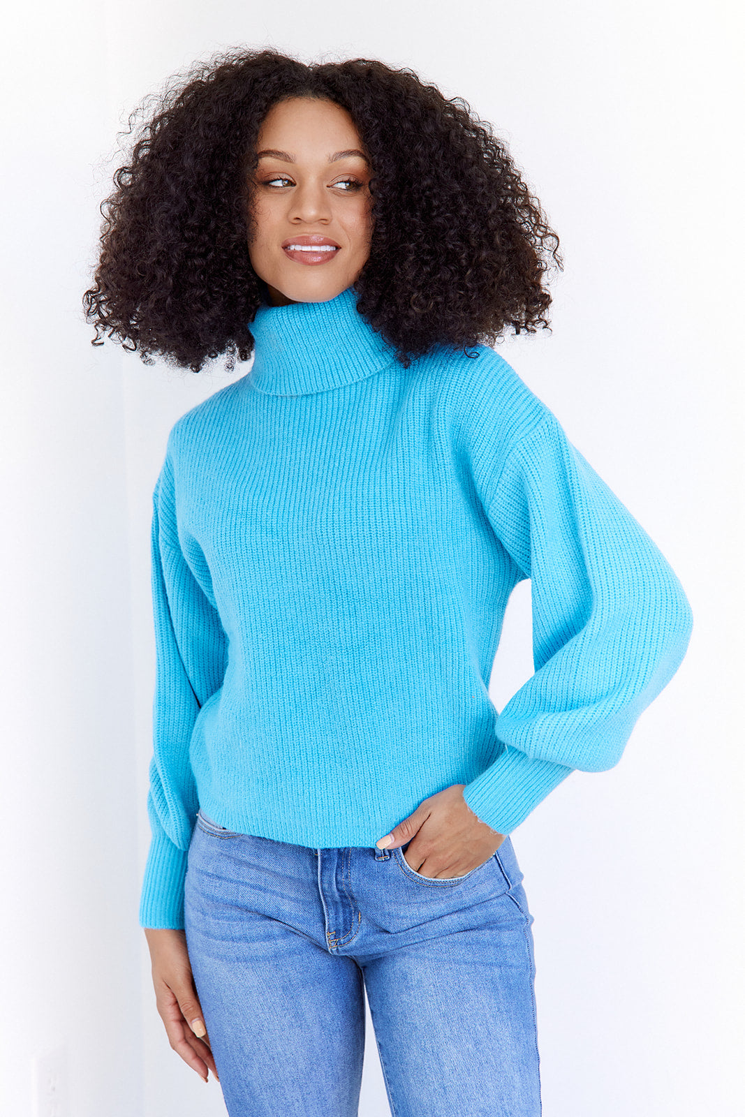 Cia Balloon Sleeve Sweater